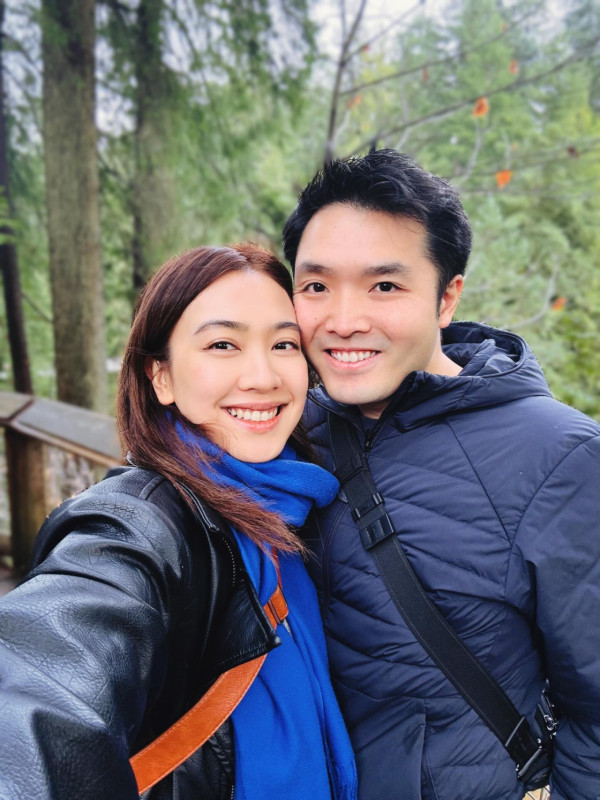 朱千雪難得高調放閃晒恩愛！與醫生老公面貼面甜蜜合照 正面樣激罕曝光