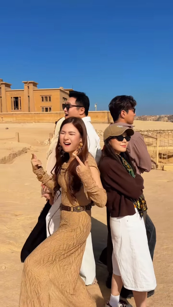 羅天宇孖陳懿德高調放閃蜜遊埃及洩蜜 一舉動被指太過刻意惹網民熱議