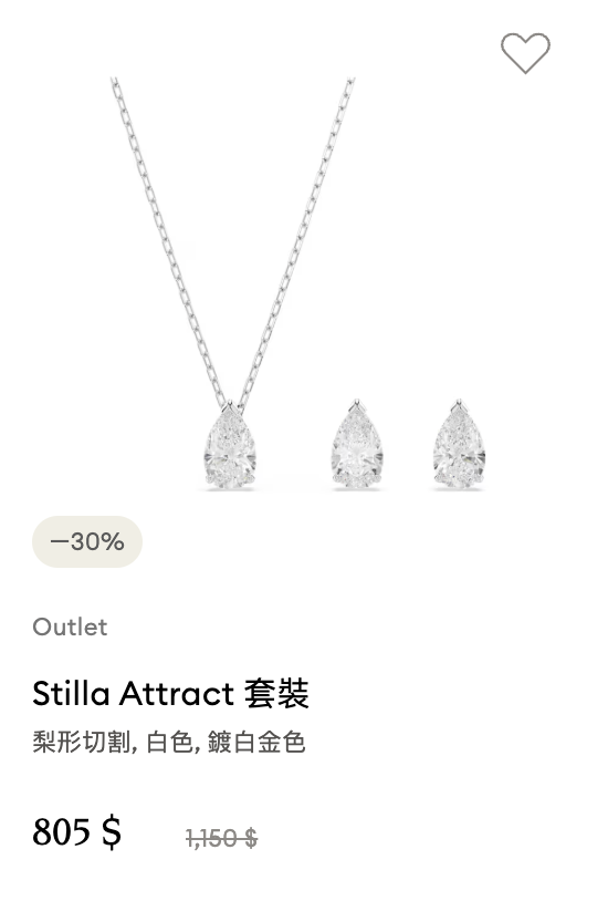 Swarovski年末開倉清貨低至6折！$600起入手項鏈/手鏈/耳環/戒指/水晶擺設！