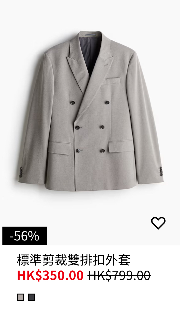 H&M年末清貨大減價低至3折！男女裝/西裝外套/牛仔褲/襯衫$80起！