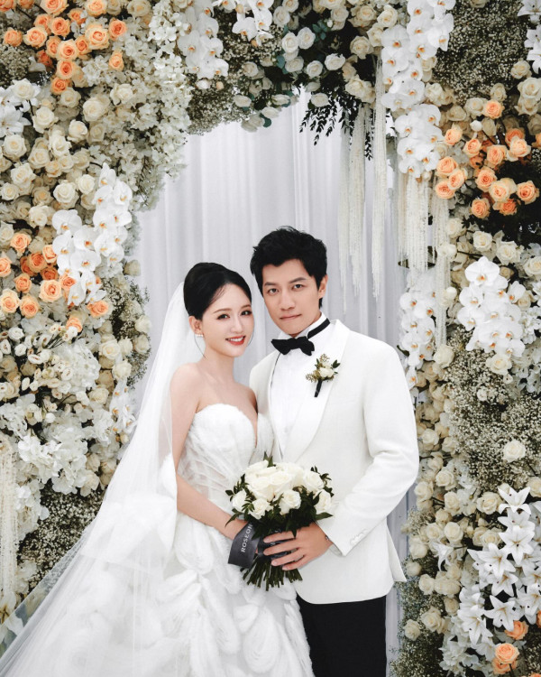 陳喬恩於2022年與馬來西亞籍藝術家曾偉昌（Alan）結婚（圖片來源：IG@iam_joechen）