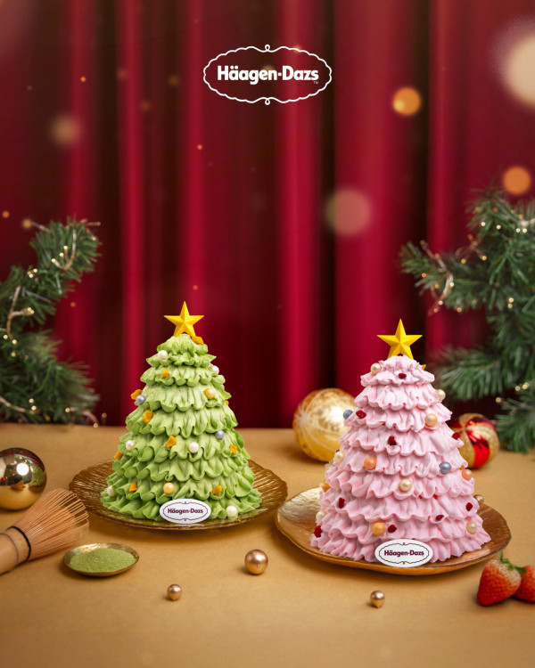 Häagen-Dazs冬日限定甜品新登場 聖誕樹雪糕蛋糕/Sanrio角色甜品/限量杯套