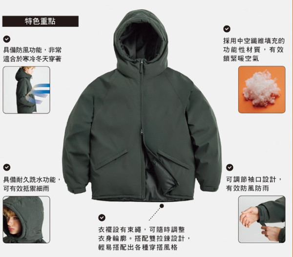 照片來源:GU官方網站 GUXX短身羽絨抗寒神器!日網民認證落雪著都熱出汗嚇一跳、不臃腫視覺瘦3kg