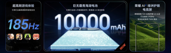 Honor WIN 電競旗艦發布！首發 10000mAh 核電級電池 機身竟薄過 iPhone 17 Pro Max？