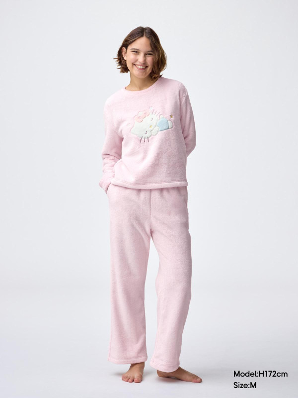 GU x Sanrio聯乘系列全線登場！必搶Hello Kitty復古風衛衣/布甸狗睡衣$149起