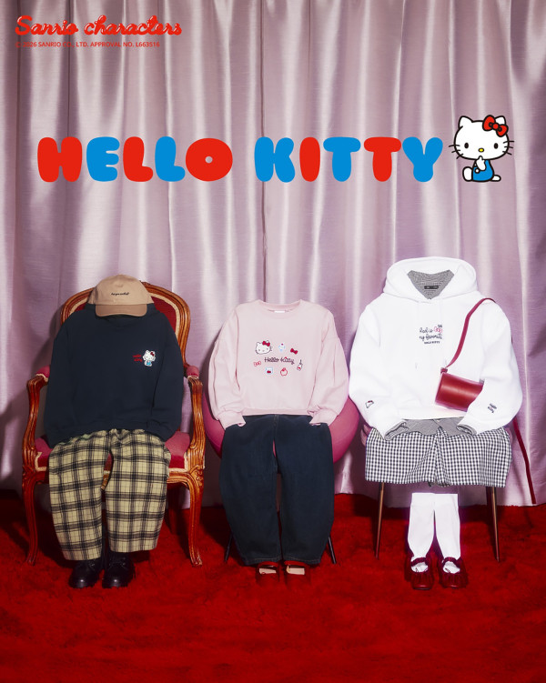 GU x Sanrio聯乘系列全線登場!必搶Hello Kitty復古風衛衣/布甸狗睡衣$149起