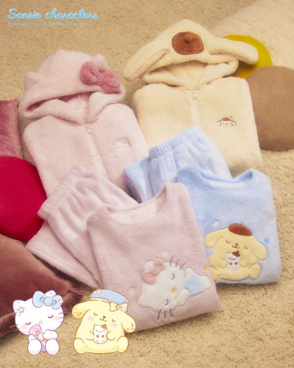 GU x Sanrio聯乘系列全線登場!必搶Hello Kitty復古風衛衣/布甸狗睡衣$149起