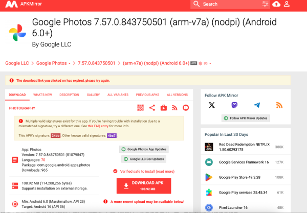 Android手機破解Google相簿限制 教你一App享無限備份用量