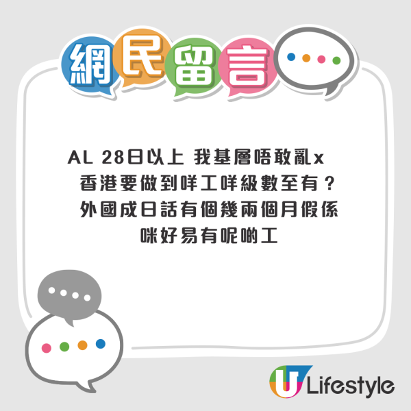 資料來源:Threads@adriaan_1502 港男回流一年極速二次移民!列香港8大罪狀:年假少、機票貴、生活悶 離港先有真正Work-Life Balance?