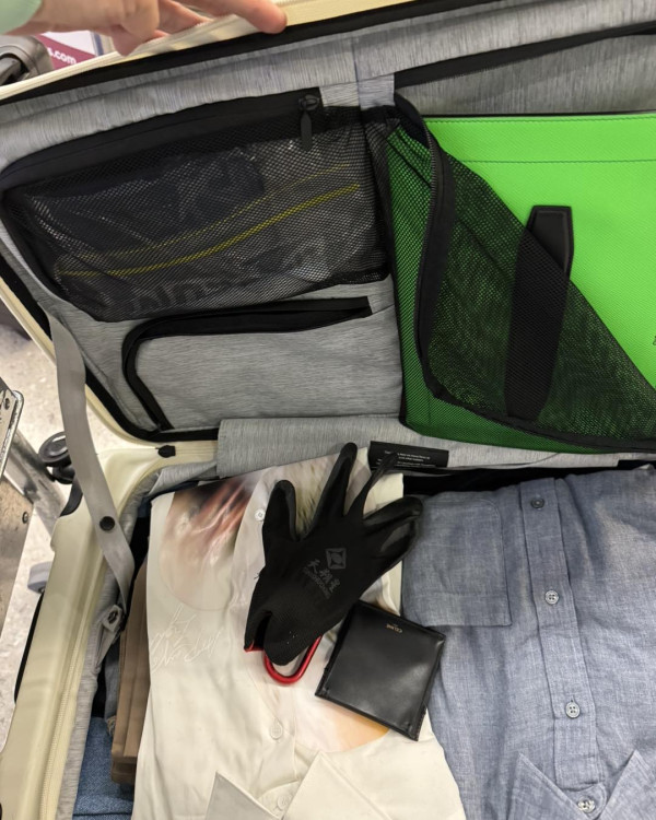 王耀祖寄艙行李疑遭盜竊 暗格貴重首飾不翼而飛！賊人遺作案手套極猖狂 