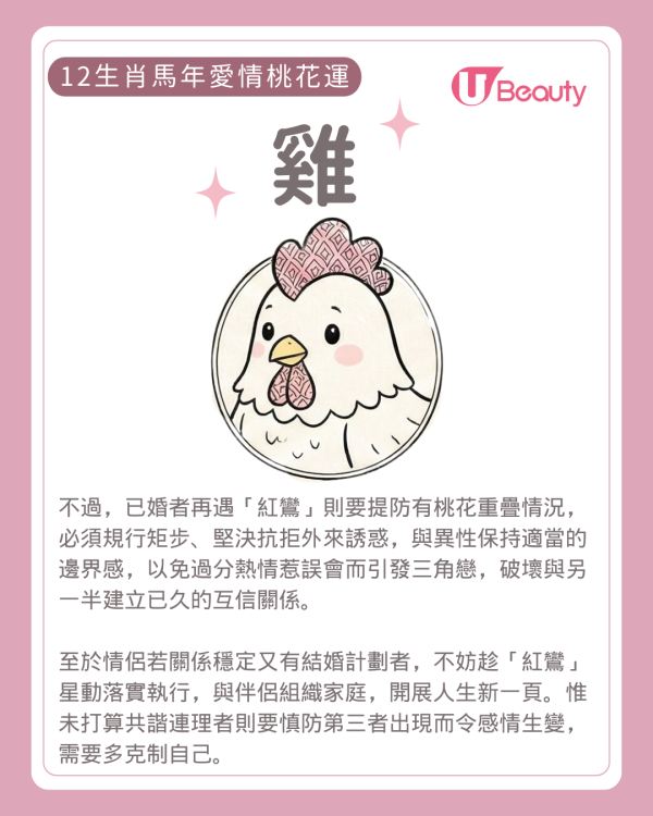 2026麥玲玲生肖愛情運|屬O易陷分手魔咒!一生肖恐閃婚 3類人有辦公室戀情!附防爛桃花攻略