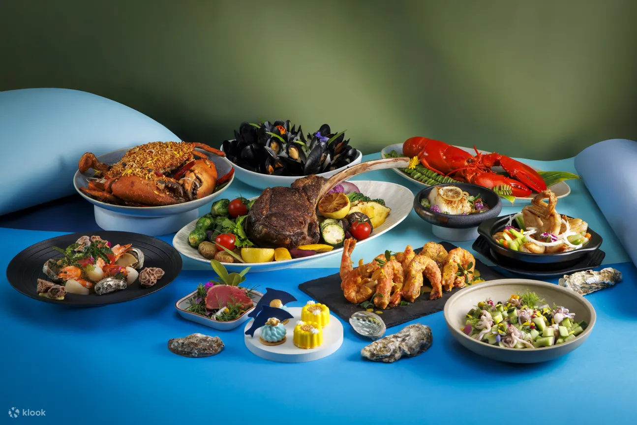 海洋公園萬豪酒店自助餐買1送1！3.5小時任食龍蝦/麵包蟹/片皮鴨/斧頭扒