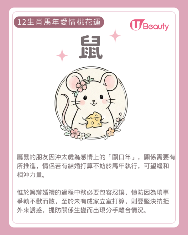 2026麥玲玲生肖愛情運|屬O易陷分手魔咒!一生肖恐閃婚 3類人有辦公室戀情!附防爛桃花攻略