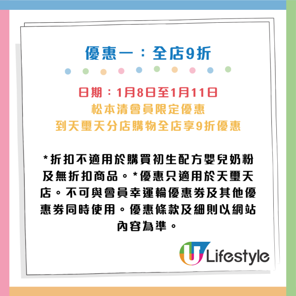 松本清啟德新店1月開幕！開張優惠全店9折再送$30優惠券！附香港松本清15大人氣產品排行榜