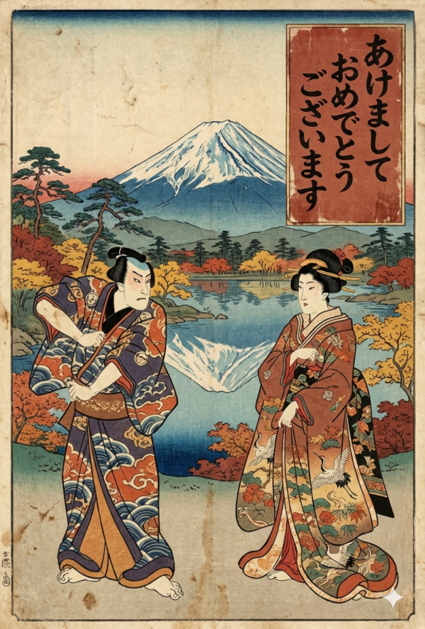 AI日式賀年卡教學｜2026馬年年賀狀簡單一鍵生成！9款免費模板實測 唔使再用WhatsApp長輩圖 