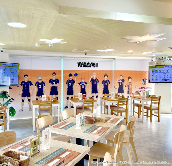 《排球少年!!》主題Cafe登陸尖沙咀！沉浸式打卡位/必試5大高校主題餐點