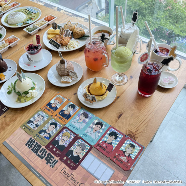《排球少年!!》主題Cafe登陸尖沙咀！沉浸式打卡位/必試5大高校主題餐點