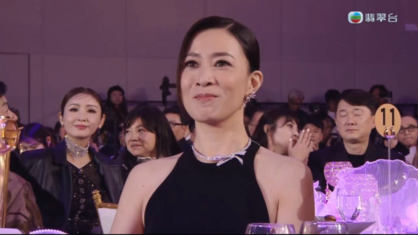 萬千星輝2025｜王敏奕何廣沛奪獎佘詩曼台下反應瘋傳！兩秒鏡頭真實表情惹熱議