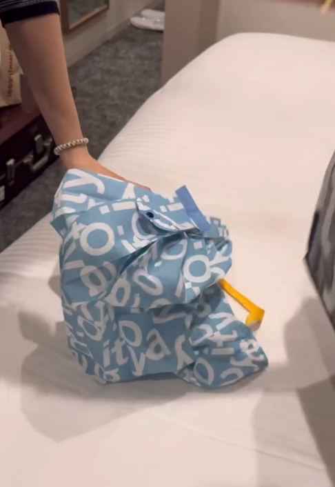 摺環保袋摺到躁？Donki「收納神袋」10秒變整齊！3大優點獲讚　網民回購：人類偉大發明