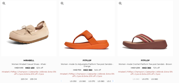 名牌運動鞋/短靴開倉低至3折!最後2日!$180起入手Champion / MIRABELL / FitFlop / Caterpillar