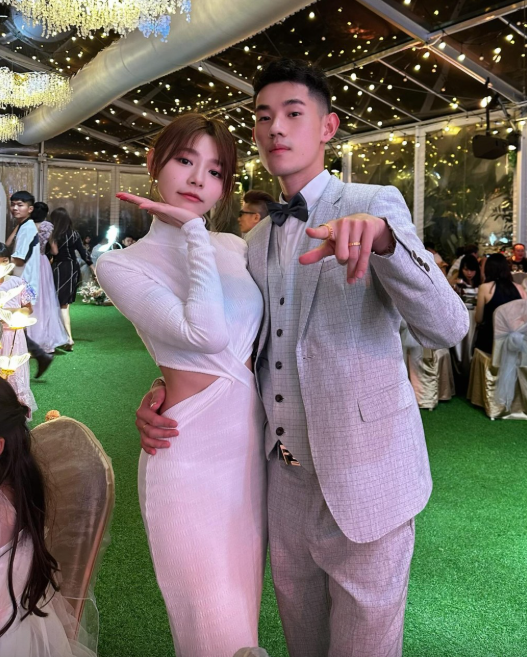 林明禎去細佬婚禮著成咁「嚴重犯規」戰鬥格晒導彈胸！賓客視角震撼網民︰唔知望邊好