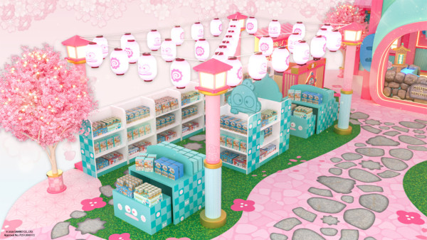 全港首個水怪HANGYODON新春花庭園！6米高日式溫泉風呂/逾200款Sanrio周邊