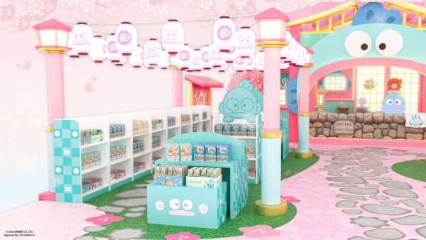 全港首個水怪HANGYODON新春花庭園！6米高日式溫泉風呂/逾200款Sanrio周邊