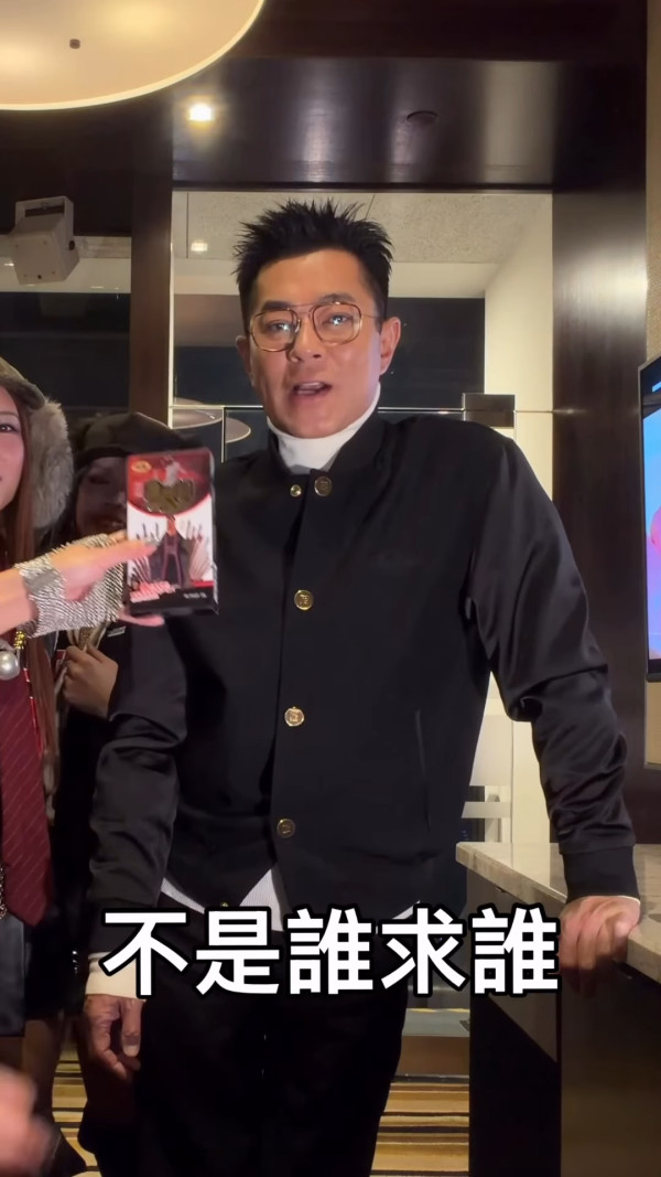 古天樂與女團COLLAR合作拍Reels（圖片來源：IG@collar.weare）