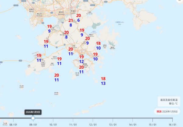 香港1月會落雪？歐洲預報現「極端低溫」瘋傳恐跌至5度　附天文台最新預測