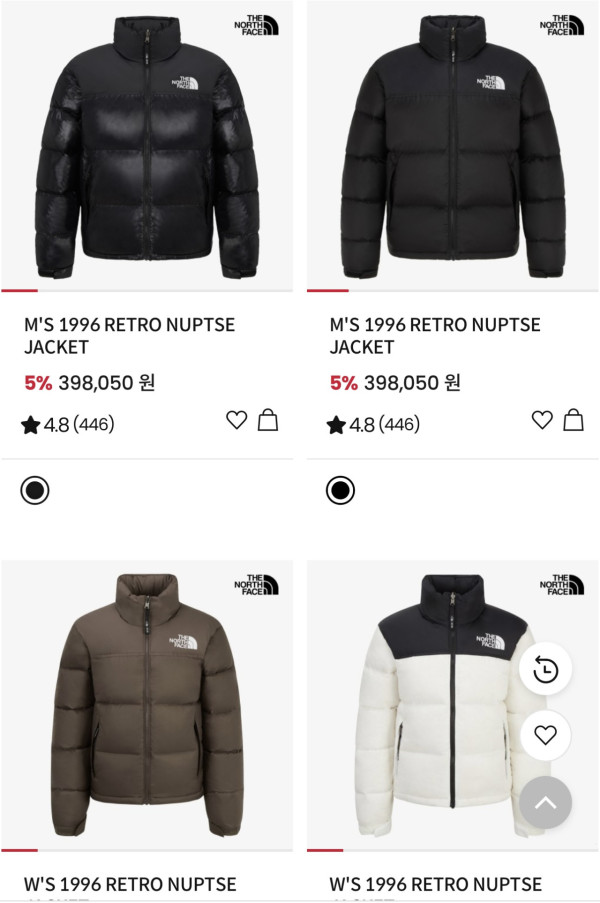 (圖片：韓國The North Face 官網）