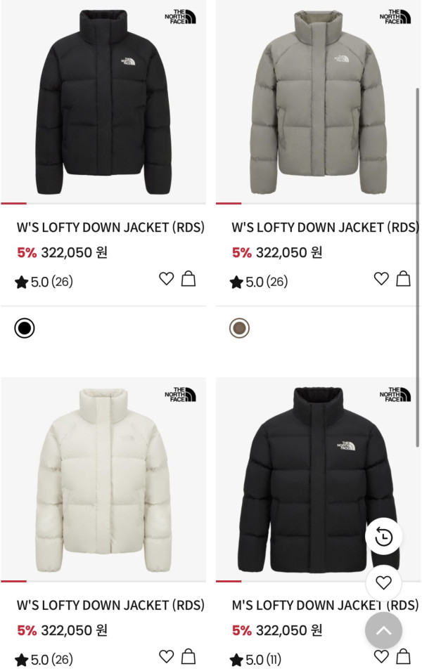 (圖片：韓國The North Face 官網）