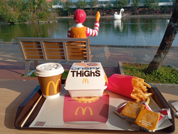 港版「老人與海」麥當勞曝光！坐擁絕美天鵝湖　網民：靚到唔似香港