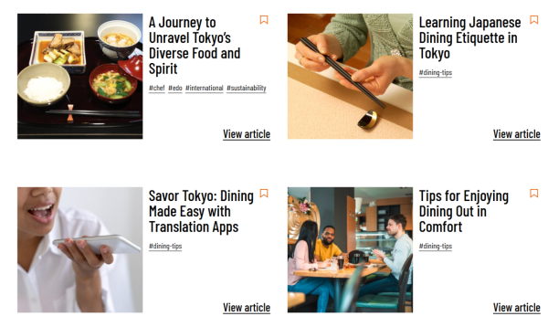 照片來源:GO TOKYO Gourmet官方網站 照片來源:GO TOKYO Gourmet官方網站