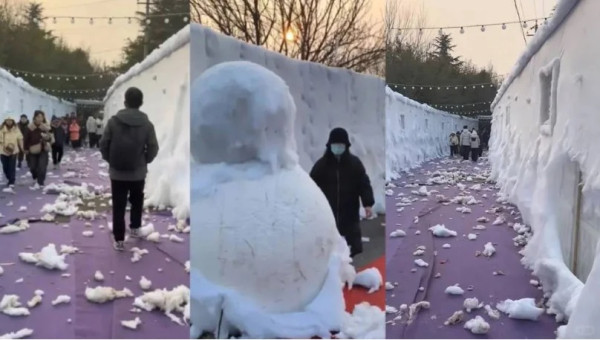 棉花扮雪騙旅客現場慘變垃圾崗！內地景點「夢幻雪鄉」被轟開業3天狂收負評即執笠 