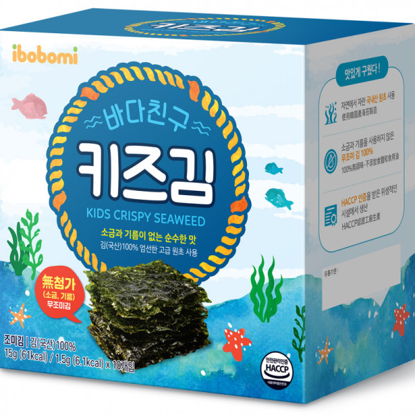 2. ibobomi 無調味海苔片鎘:超標37.25倍鉛:超標2.2倍