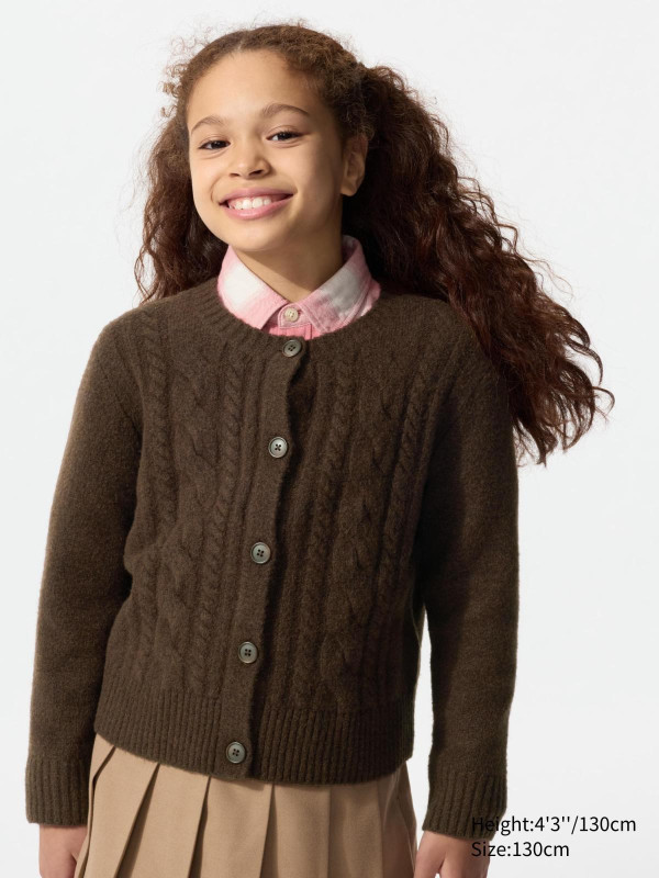 UNIQLO童裝針織外套爆紅（圖片來源：UNIQLO）