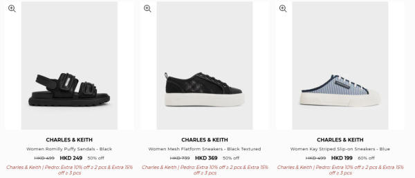 Charles&Keith開倉低至3折！手袋/銀包/鞋履最平$134！雲朵包/流浪包/Tote Bag $269起