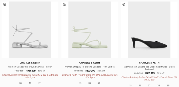 Charles&Keith開倉低至3折！手袋/銀包/鞋履最平$134！雲朵包/流浪包/Tote Bag $269起