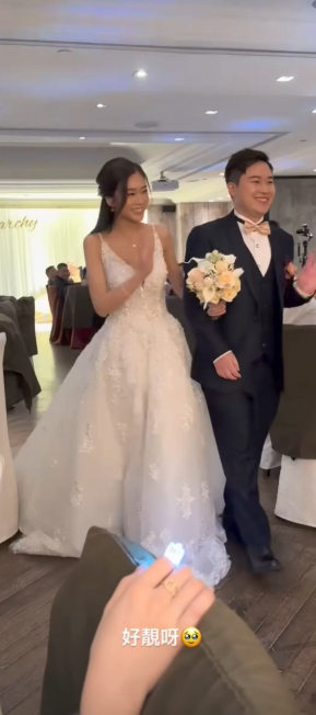 再有女神級新聞主播結婚封盤！婚禮現場曝光低胸婚紗盡展好身材！3對龍鳳鈪閃爆出嫁