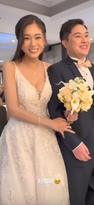 再有女神級新聞主播結婚封盤！婚禮現場曝光低胸婚紗盡展好身材！3對龍鳳鈪閃爆出嫁