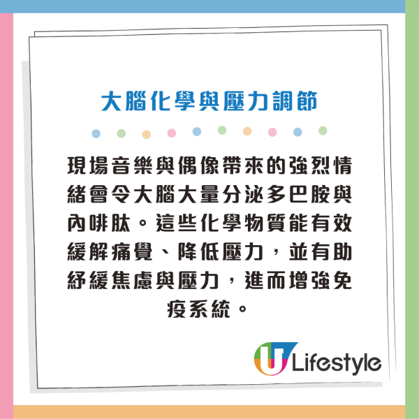 追星好處︱英國研究揭常看演唱會可延壽9年 待20分鐘幸福感即暴漲20%！