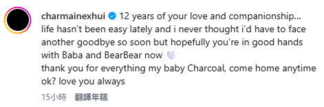 許紹雄女兒許惠菁IG悲痛發文哭別摯親 短時間再歷生離死別：未嚟得切…