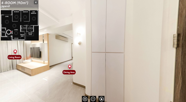 新加坡組屋大過香港居屋1倍？3房單位大近400呎 港人唏噓：香港廁所瞓覺分分鐘同一間房