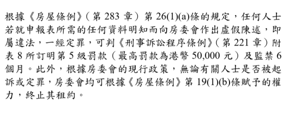 公屋住戶做外賣員都要上報？網民：搵多$1都要報！漏報一筆最高罰5萬兼收樓！附房署嚴查清單