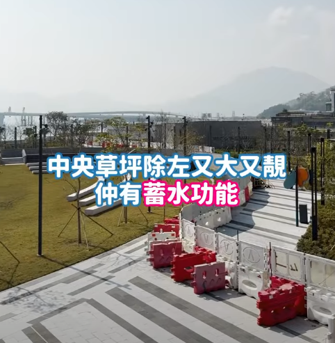 將軍澳南公園2期開放！玩盡中央大草坪/單車公園　親子放電「景觀水池」打卡新熱點