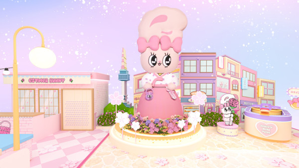 Esther Bunny新春櫻花限定店登場!必打卡4米高櫻花樹/巨型韓服粉紅兔兔