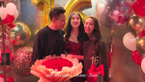 郭可盈愛女16歲生日收巨型鑽戒水晶皇冠 奢華排場似名媛派對震撼網民