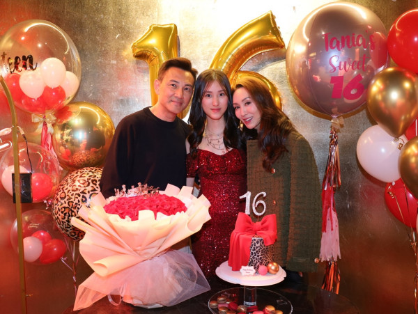 郭可盈愛女16歲生日收巨型鑽戒水晶皇冠 奢華排場似名媛派對震撼網民