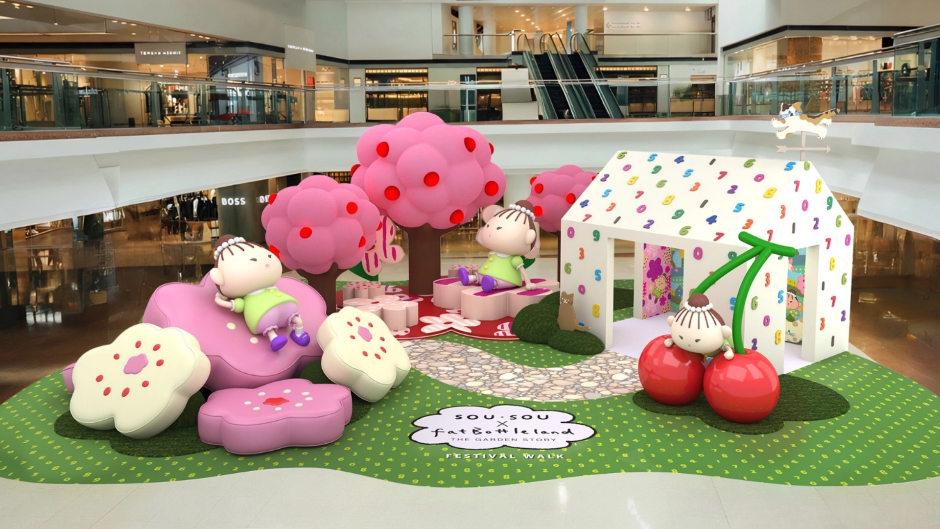 又一城SOU．SOU × 肥波兔「THE GARDEN STORY」（相片由主辦單位提供）