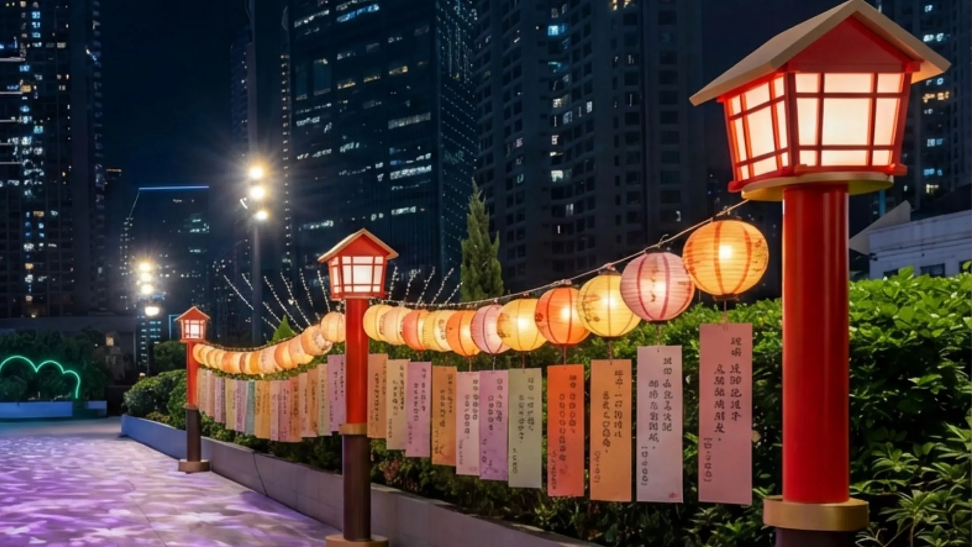 荃灣廣場「光影花見．幸福小馬園」（相片由主辦單位提供）